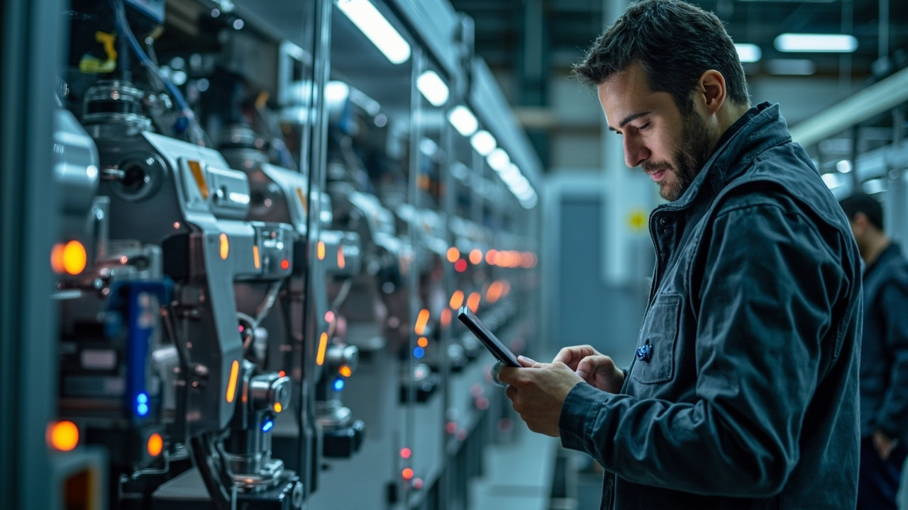 Industrial automation system with technician