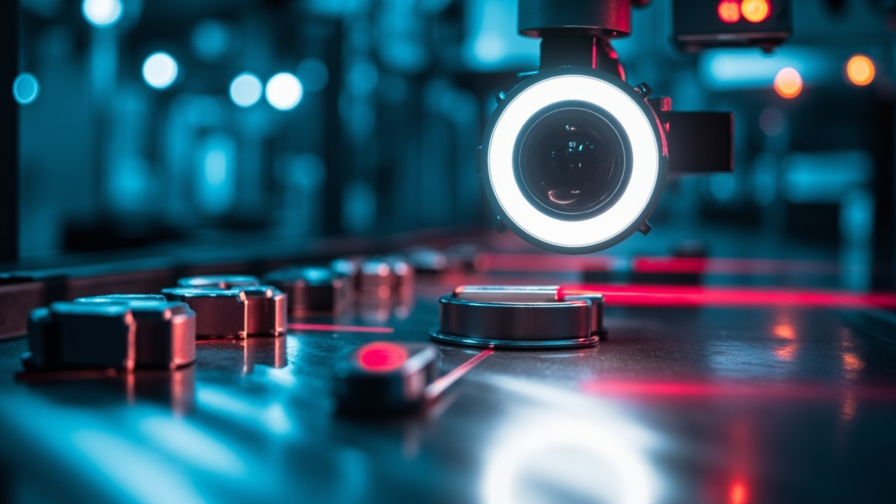 Industrial vision system detecting defects on a manufacturing line